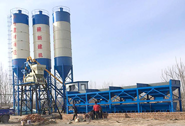 HZS50混凝土攪拌站(圖5) 山東菏澤陳坡鄉50混凝土攪拌站